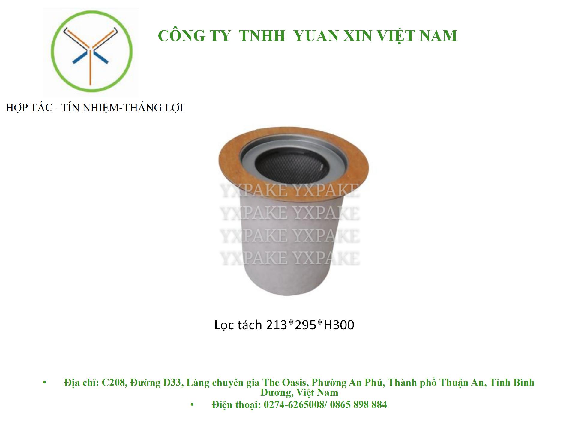 mẫu lọc tách213*F295*H300