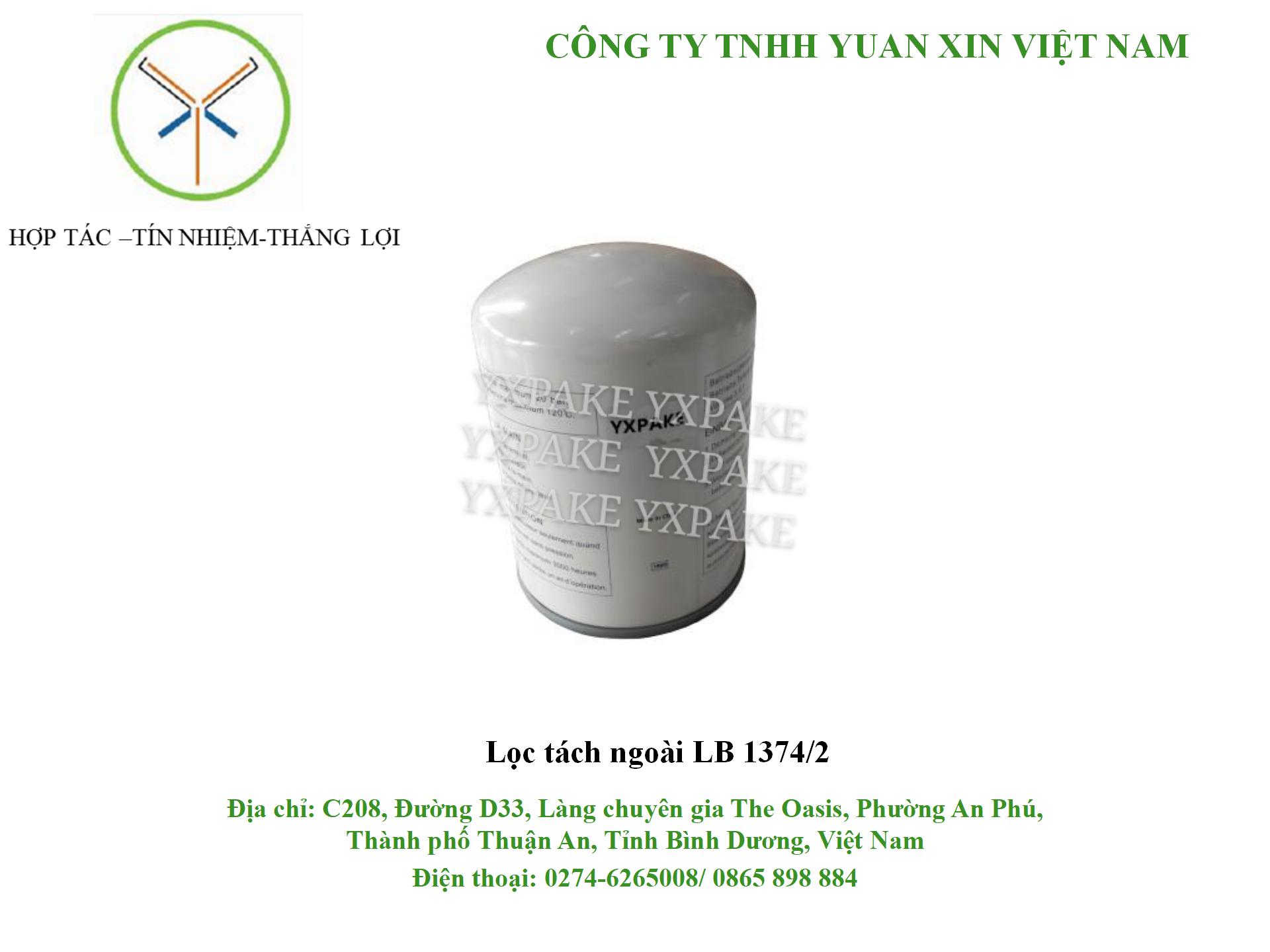 mẫu lọc táchLB1374/2