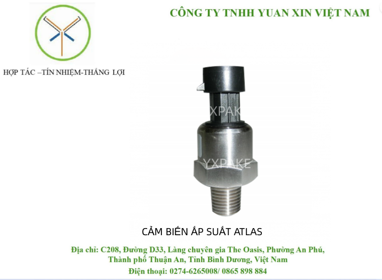 VAN CẢM BIẾN ẤP SUẤT ATLAS