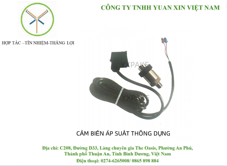 VAN CẢM BIẾN ẤP SUẤT THÔNG DỤNG