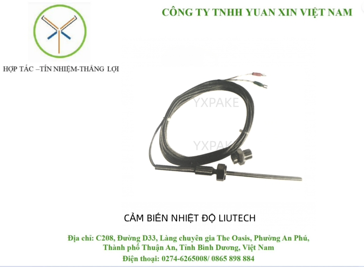 CẢM BIẾN NHIỆT ĐỘ LIUTECH