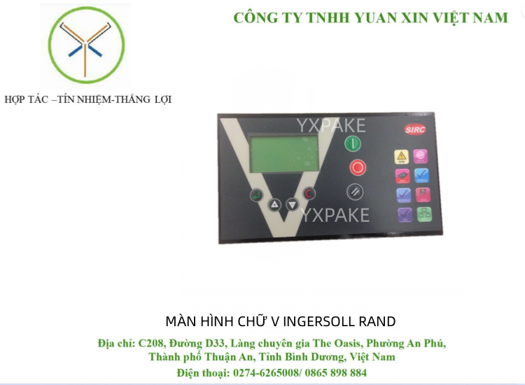 MÀN HÌNH CHỮ V INGERSOLL RAND