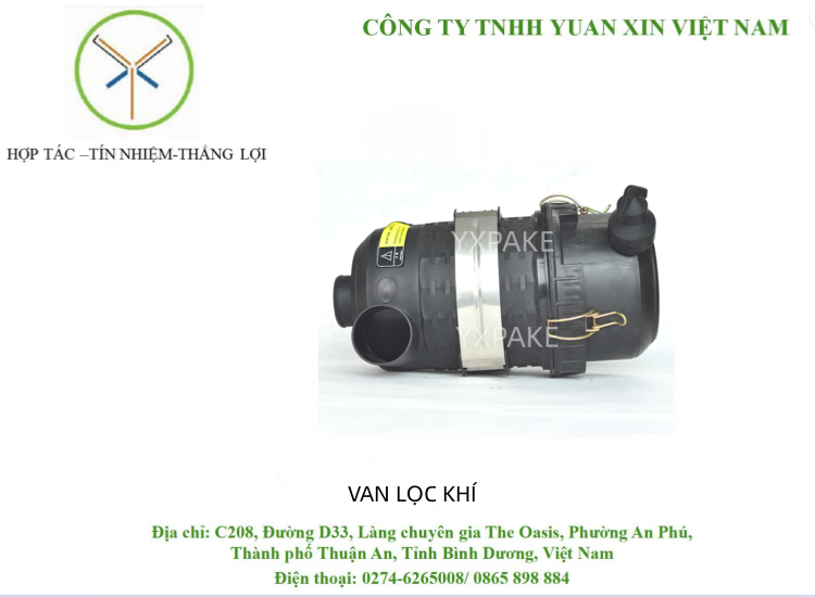 VỎ LỌC KHÍ