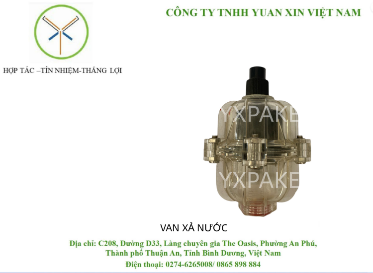 VAN XẢ NƯỚC